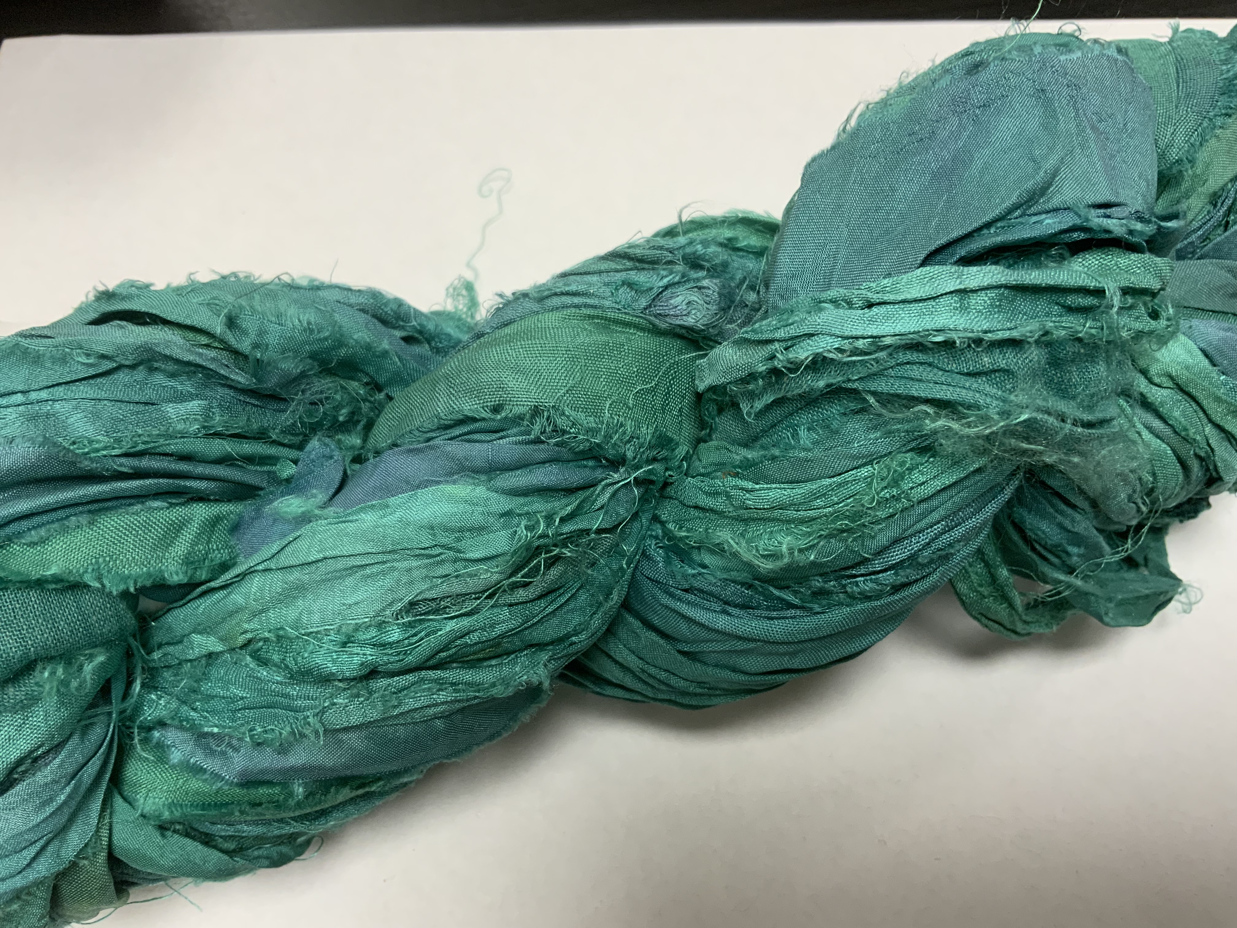 Bewitching Fibers Sari Silk Ribbon Yarn - 006