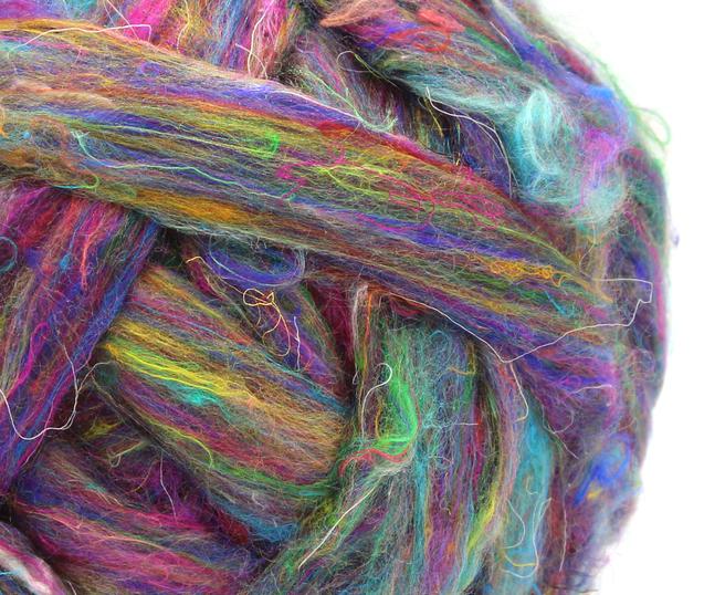 Sari Silk Blend Spinning Fiber - Sari Silk - 43