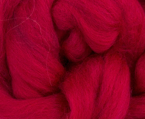 23 Micron Superfine Dyed Merino Combed Top - 4 oz (115 g) - 49