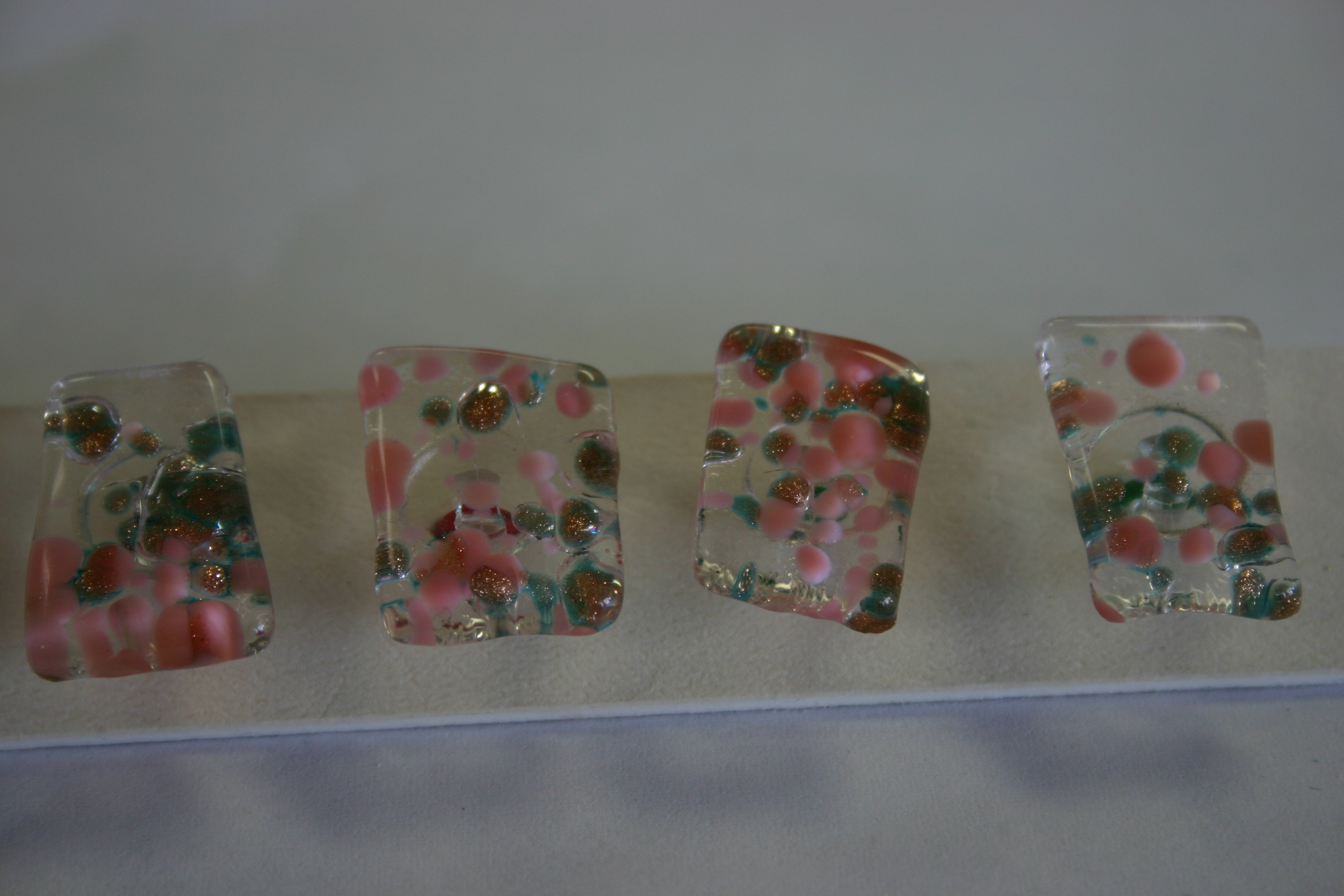 Bonnie Maresh Fused Glass Buttons - Medium BM9639