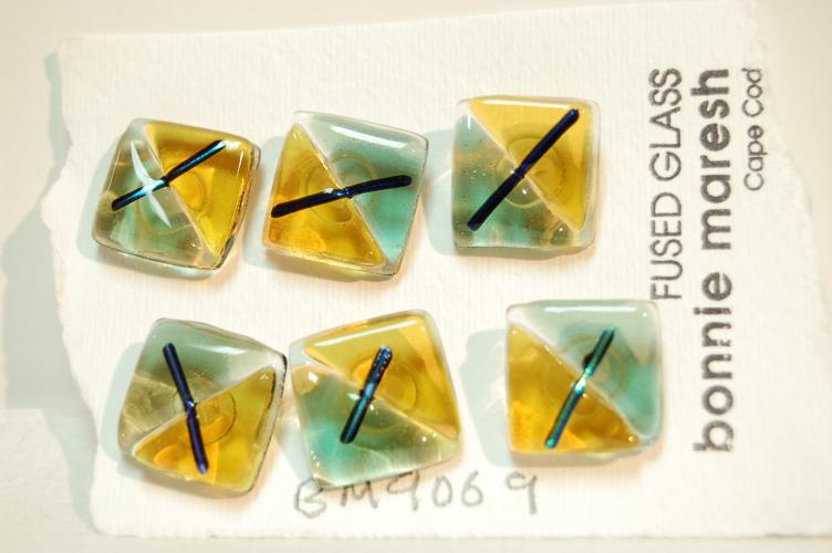 Bonnie Maresh Fused Glass Buttons - Medium BM9069