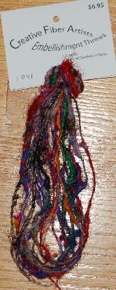 Creative Fiber Artists Embellishment Thread #1041 (100% Silk color may vary)