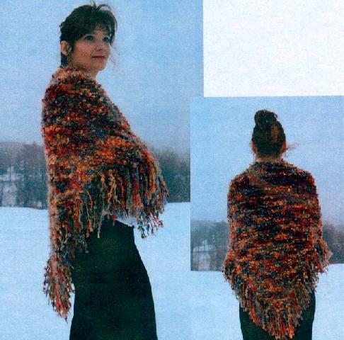 Cherry Tree Hill Jumbo Mohair Shawl Pattern  CTH-48