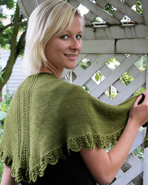 Fiber Trends Lace Panel Shawl & Scarf AC-90