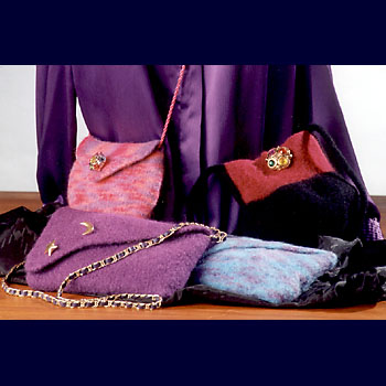 Fiber Trends Felt Purses and Shoulder Bags Collection 2 Pattern AC9