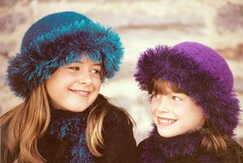 Fiber Trends Girl Talk Felted Hat Knitting Pattern CH-40