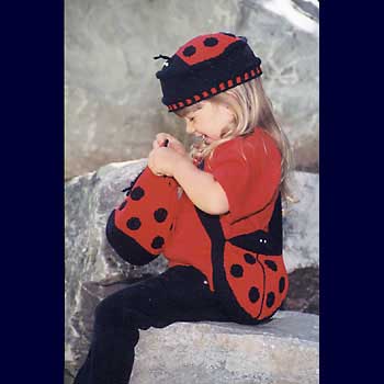 Fiber Trends Loveable Ladybugs Knitting Pattern CH25