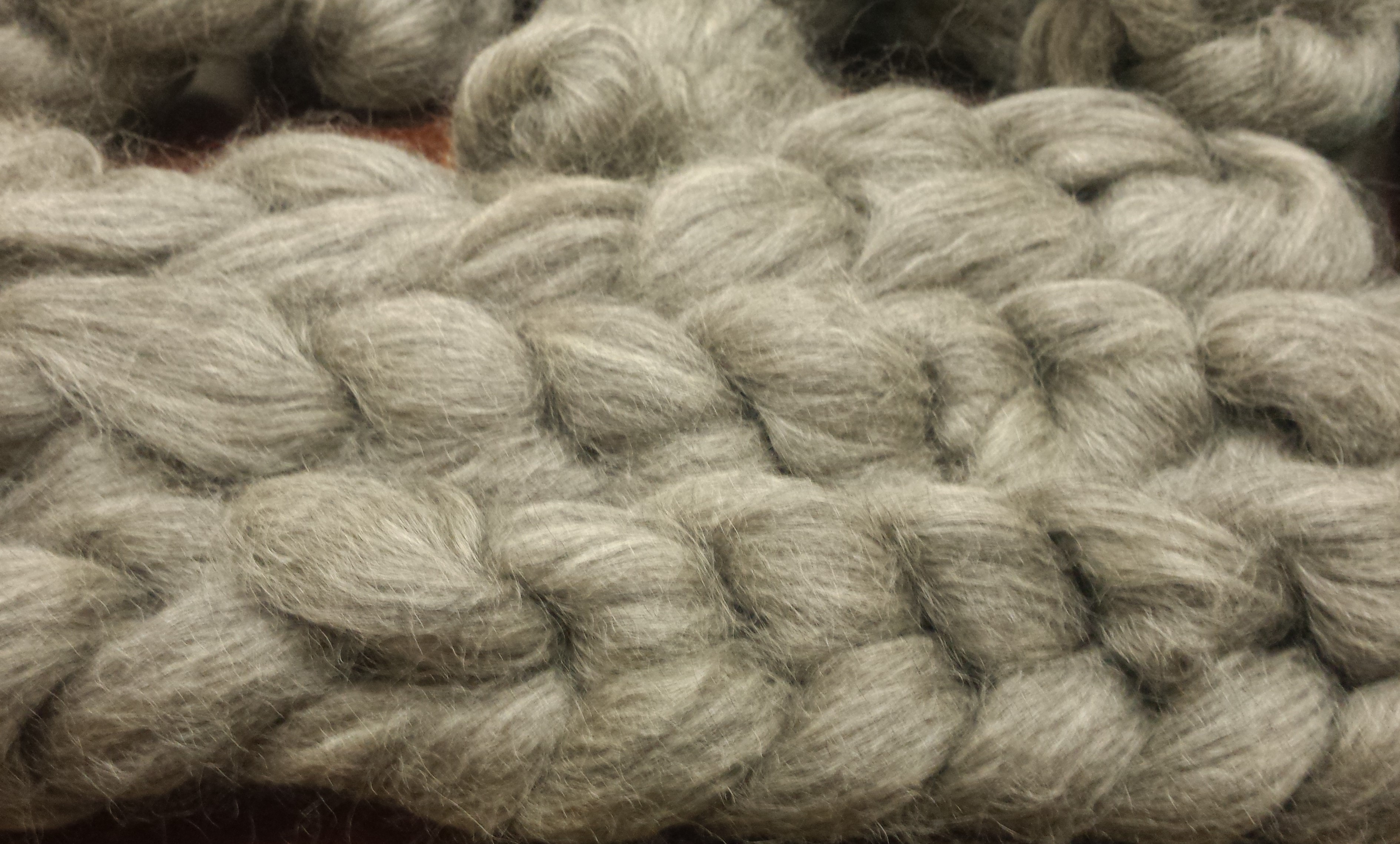 Gotland Lambswool Combed Top - Natural Grey - 3.5 oz