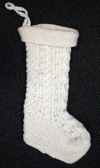 Irish Knit Holiday Stocking Kit