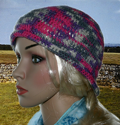 Loo-Strife Rolled Brim Crochet Hat Kit