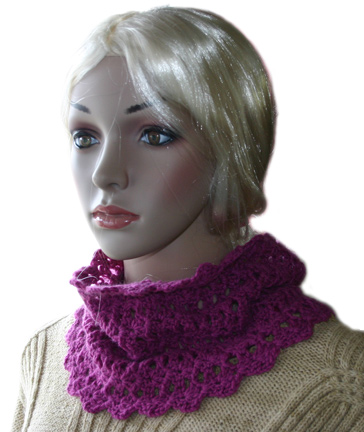 Ivy Brambles Crochet Cashmere Neck Cowl Pattern