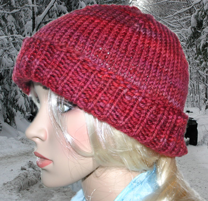 Ivy Brambles Easy Knit Watchman Cap Pattern