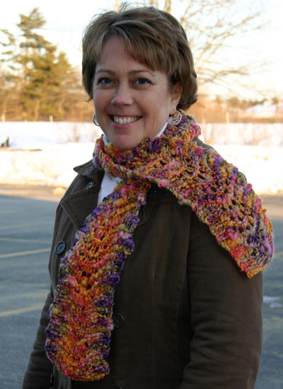 Ivy Brambles Handspun Lacy Scarf Pattern