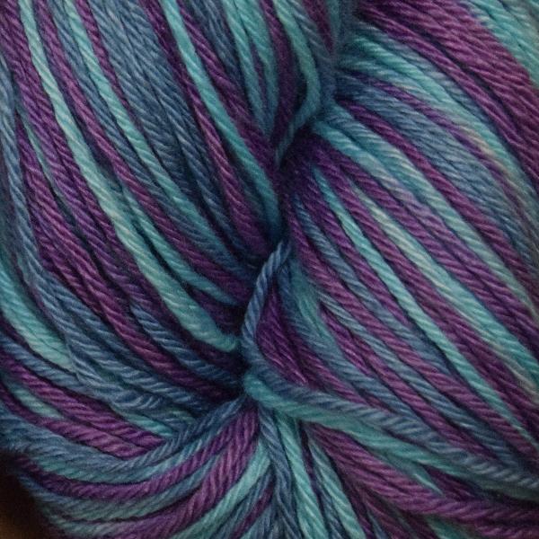 Ivy Brambles Silky Merino Light Yarn - Blue Orchid