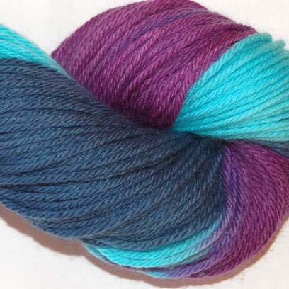 Ivy Brambles Superwash Worsted Yarn #208 Blue Orchid