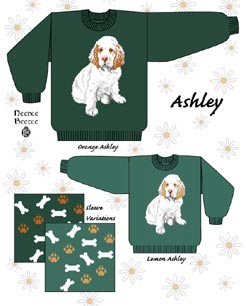 Needle Beetle Sweater Pattern Ashley The Clumber Spaniel