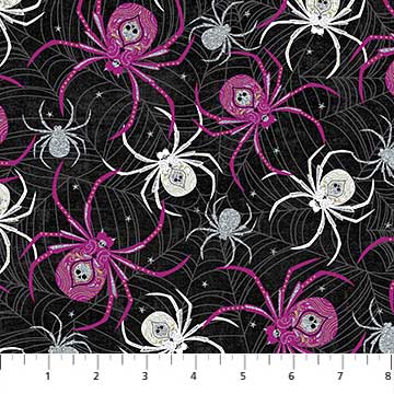 Elegantly Frightful Cotton Fabric 22196-99