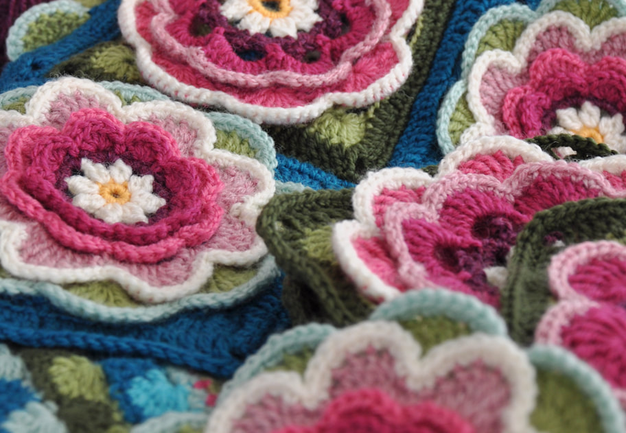 Yarn Pack - Lily Pond Crochet Blanket by Jane C...