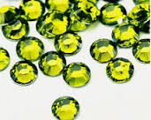 Swarovski Crystal Rhinestones 20ss Flatback in Olivine