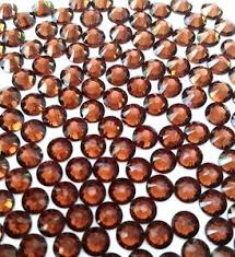 Swarovski Crystal Rhinestones 30ss Flatback in Smoked Topaz