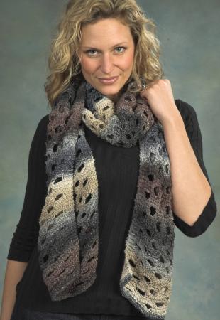 Kudo Swiss Cheese Scarf Pattern