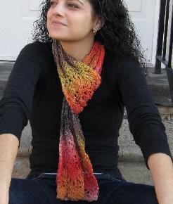 Kudo Knit Scarf Pattern #352