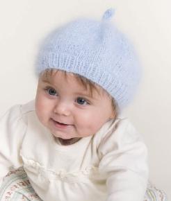 Plymouth Angora Baby Beret Pattern