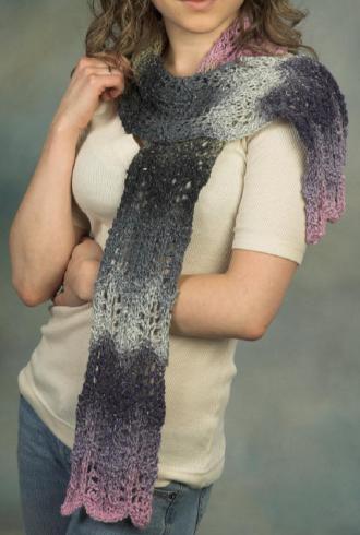 Kudo Water Lillies Scarf Pattern #405