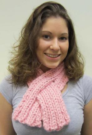 Baby Alpaca Grande Keyhole Scarf Pattern