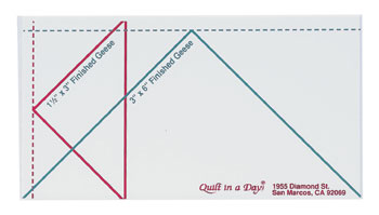 Quilt in a Day Small Flying Geese Ruler 3 X 6