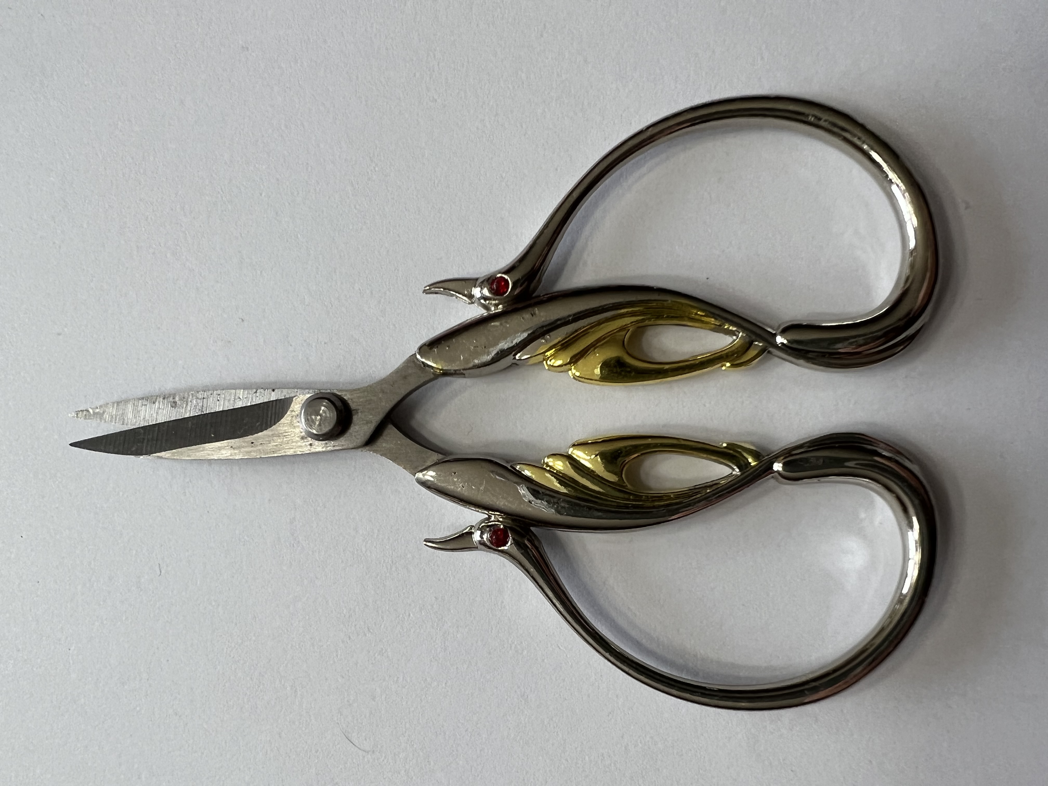 Swan Vintage Scissors - Silver