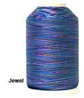 YLI 40/3 Variegated Machine Quilting Thread - 12V Jewel